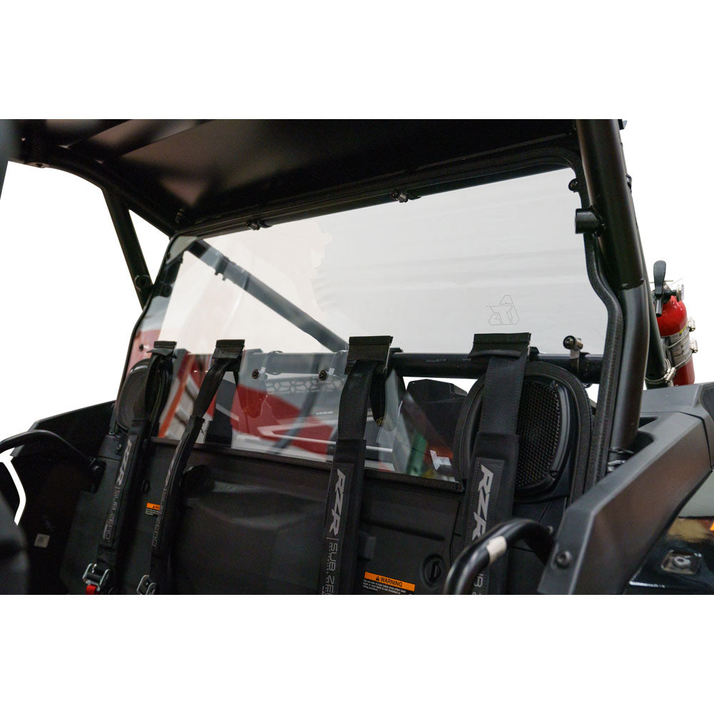 Tusk 1770390044 UTV Polycarb Rear Window Clear Scratch Resistant Speaker Cutouts