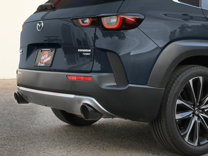 AFE 49-37036-B fits Mazda CX-50 Takeda 2.5in 304 SS Axle-Back Exhaust System w/