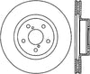 Stoptech 127.47022CL 05-17 Subaru Impreza WRX/STi SportStop Cryo Slotted & Drilled Front Left Rotor
