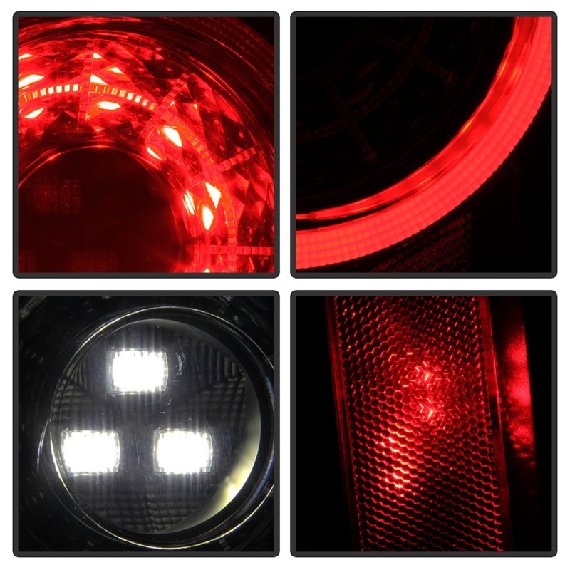 Spyder 5086464 fits Jeep 19-20 Wrangler - Full LED Tail Lights - Seq Turn Sign