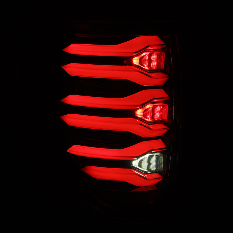 AlphaRex 653080 09-14 fits Ford F150 LUXX LED Taillights - AlphaBlack Housing