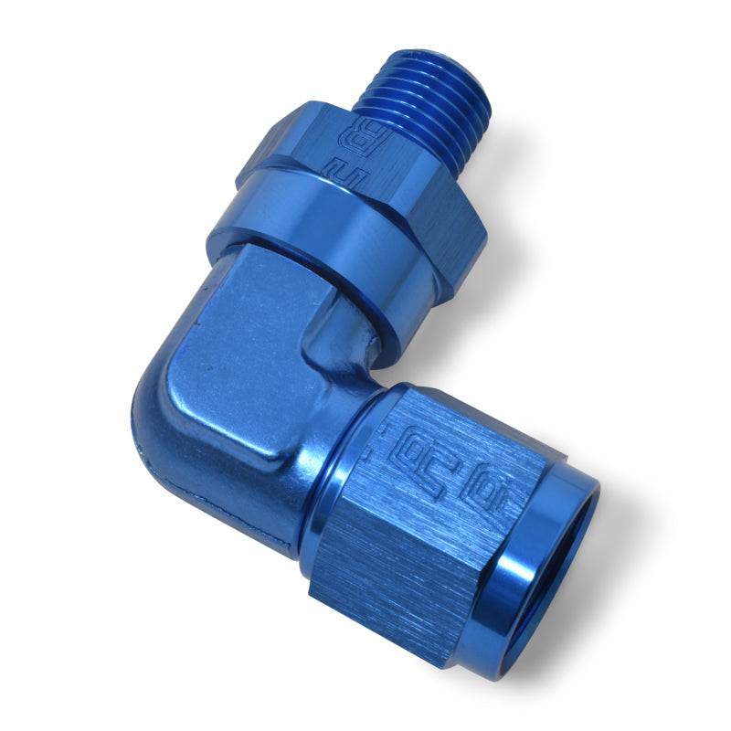 Russell 614018 Performance -8 AN 90 Degree Female to Male 3/8in Swivel NPT Fitting