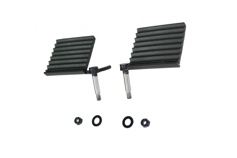 Fishbone Offroad FB21078 fits Jeep 76-06 CJ YJ TJ Wrangler Foot Peg Set Gloss -