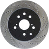 Stoptech 127.44189L Slotted & Drilled Sport Brake Rotor Left Rear 13-14 fits Lexus GS300/350/400/430