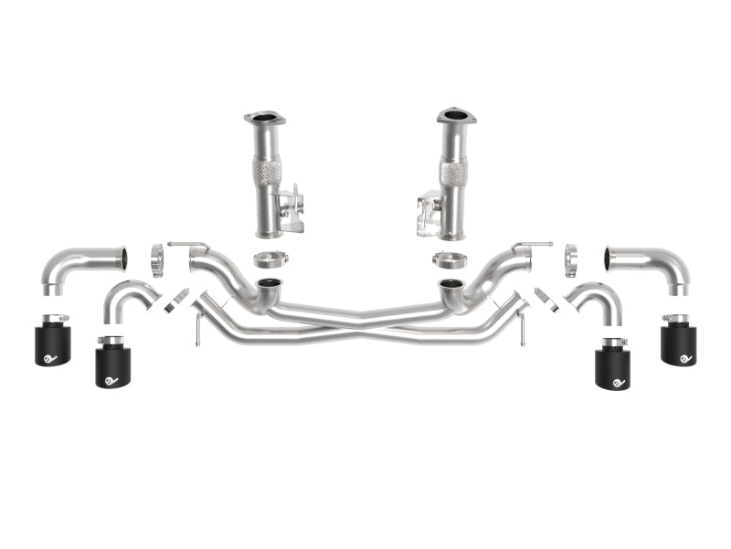 AFE 49-34127NM-B orce-Xp 3in to 2-1/2in 304SS Cat-Back (No Muff.) 2020 fits Che