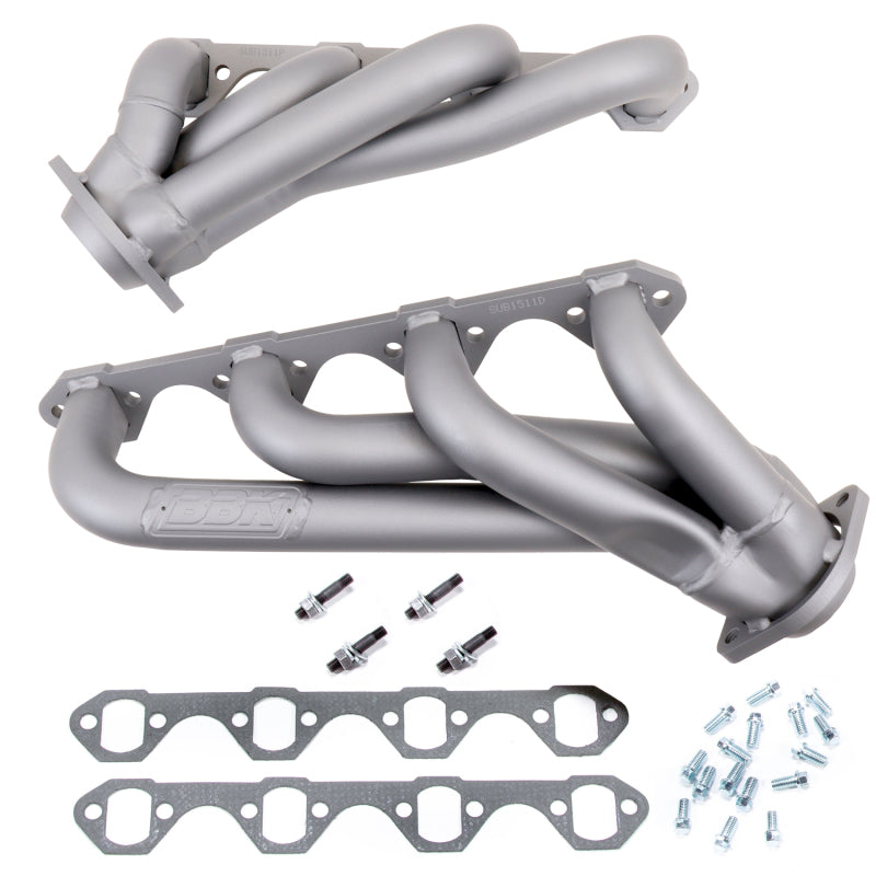 BBK 1511 Mustang 351 Swap Shorty Unequal Length Exhaust Headers - 1-5/8 Titaniu