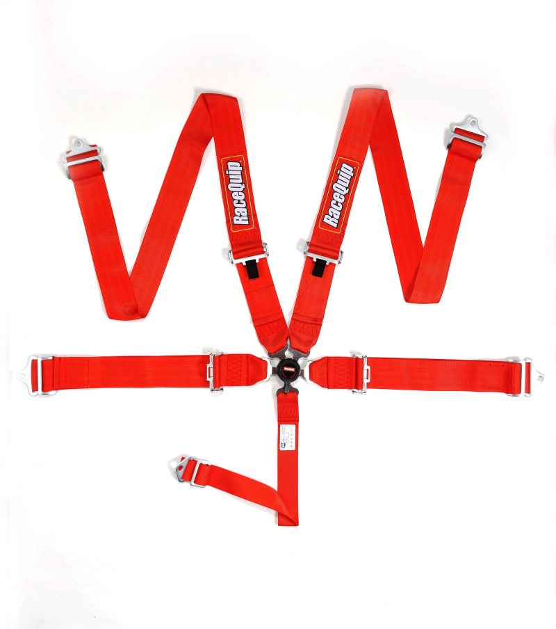 Racequip 741011 Red SFI CAMLOCK 5pt PD Lap Seat Belt