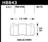 Hawk HB843N.604 fits 2016 Cadillac CTS HP+ Street Front Brake Pads