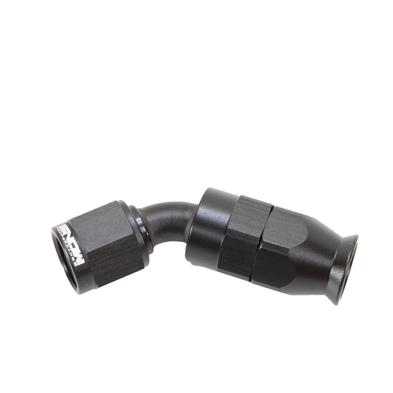 Snow Performance SNF-60645 Snow -6AN 45 Degree PTFE Hose End (Black)