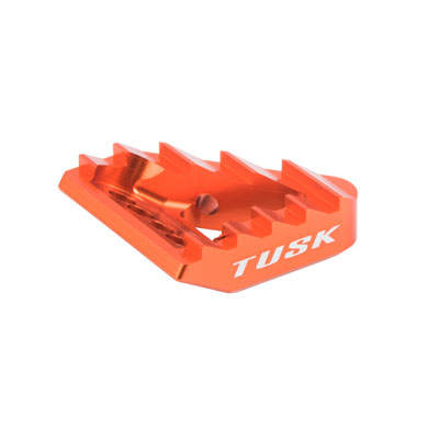 Tusk 1810080001 Brake Pedal Replacement Tip Orange