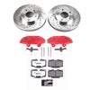 PowerStop KC3100 fits Nissan 300ZX Front Z26 Street Warrior Brake Kit w/Calipers