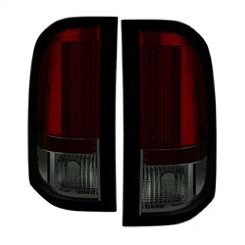 Spyder 5001801 fits Chevy 07-13 Silverado LED Tail Lights Red Smoke ALT-YD-CS07