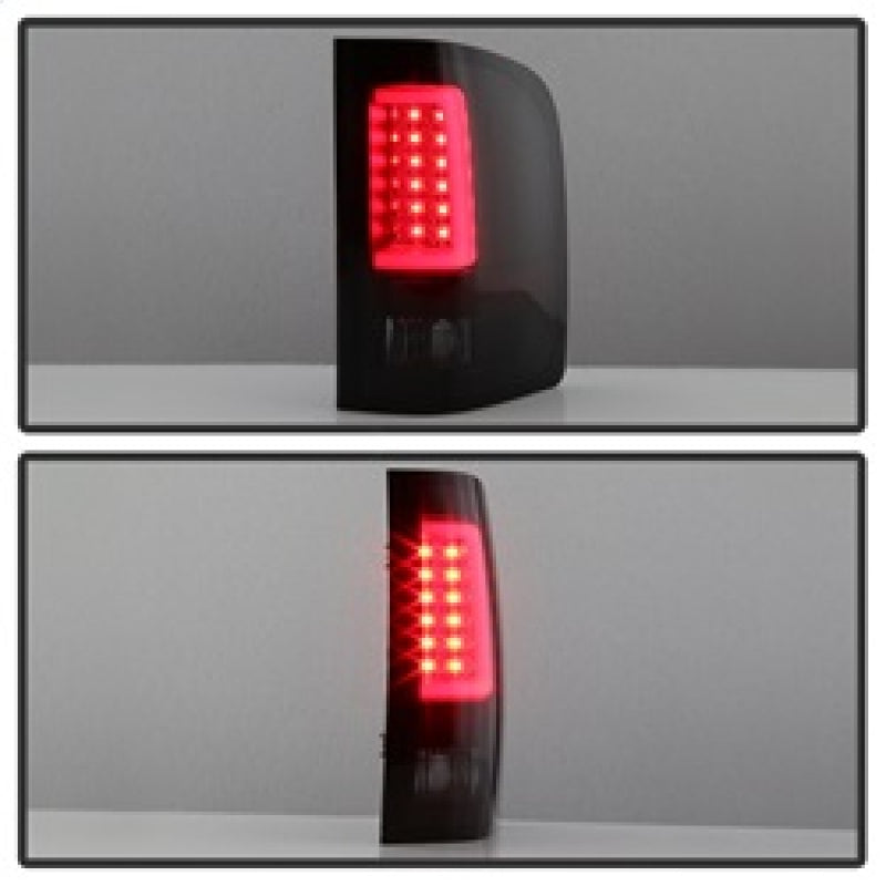 Spyder 5084095 fits Silverado (Will Not Work w/2010 921 Bulb)V3 Tail Lights Blk