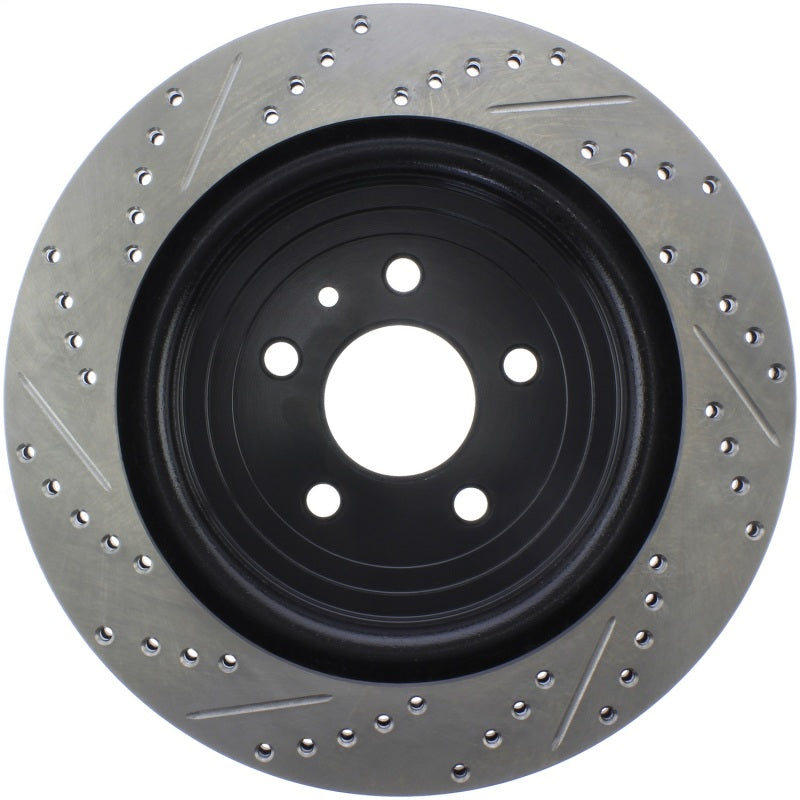 Stoptech 127.65137L Slotted & Drilled Sport Brake Rotor