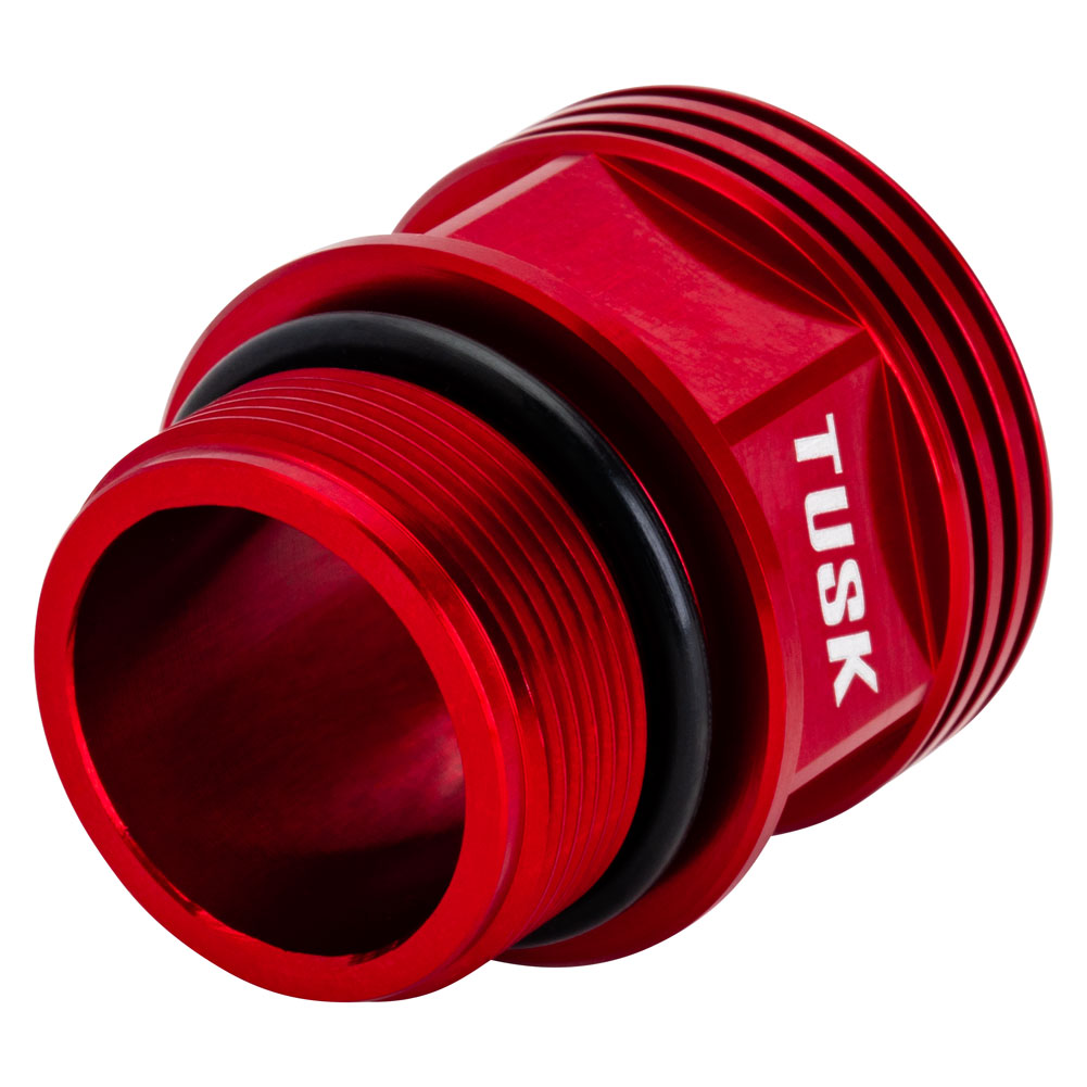 Tusk 1857280003 Rear Brake Reservoir Extender Red