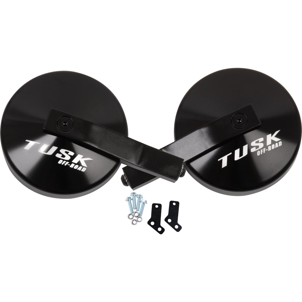 Tusk 1868840002 Alloy UTV Mirror Kit w/A-Pillar Mounts