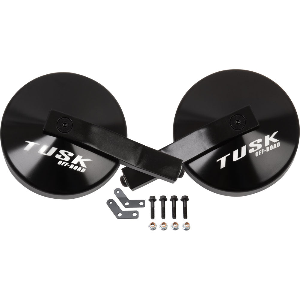 Tusk 1868840007 Alloy UTV Mirror Kit w/A-Pillar Mounts