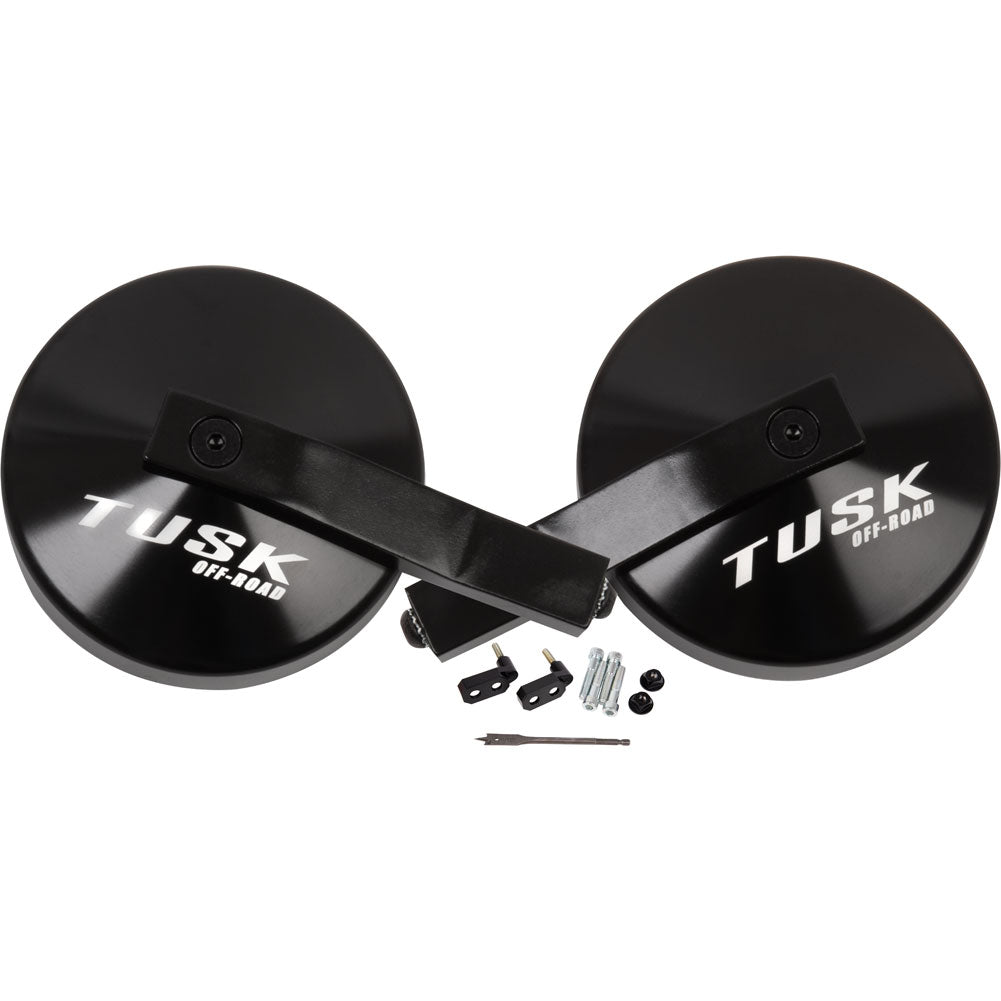 Tusk 1868840009 Alloy UTV Mirror Kit w/A-Pillar Mounts