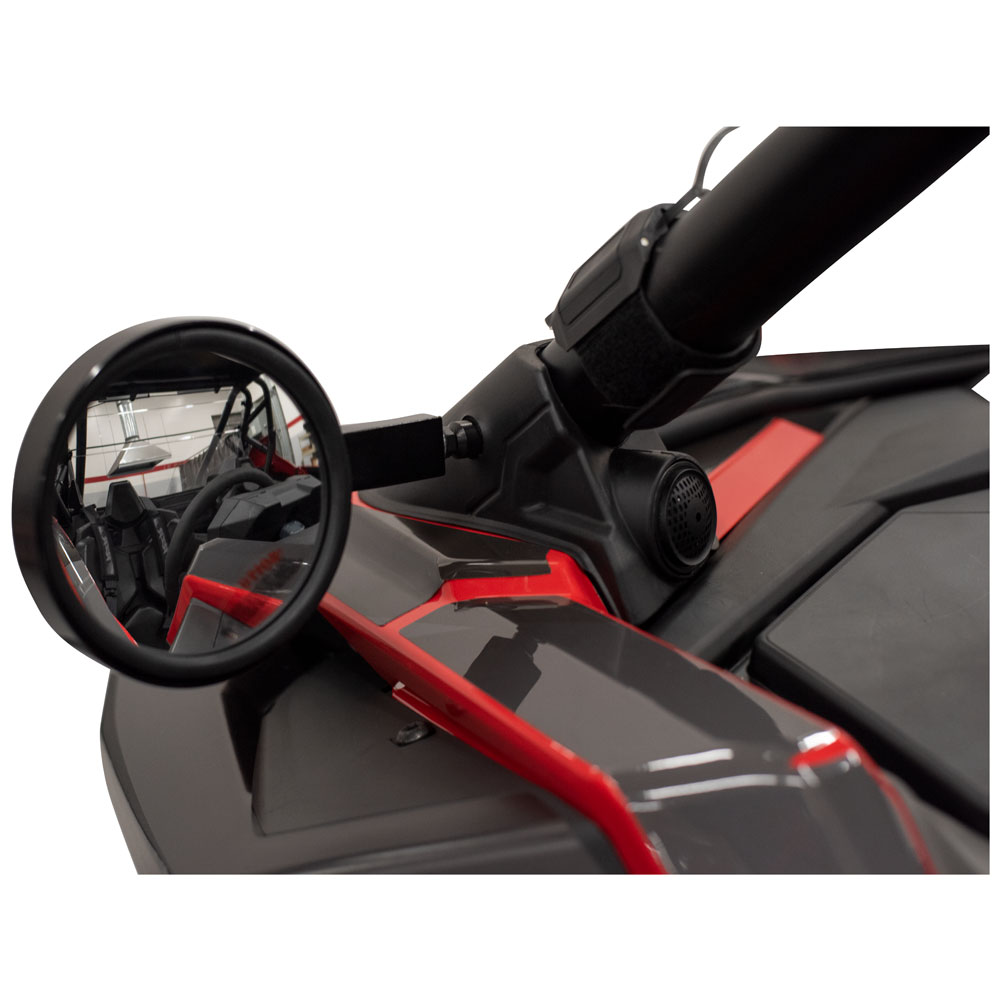 Tusk 1868840009 Alloy UTV Mirror Kit w/A-Pillar Mounts