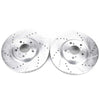 PowerStop fits Acura 07-13 MDX Front Evolution Drilled & Slotted Rotors - Pair