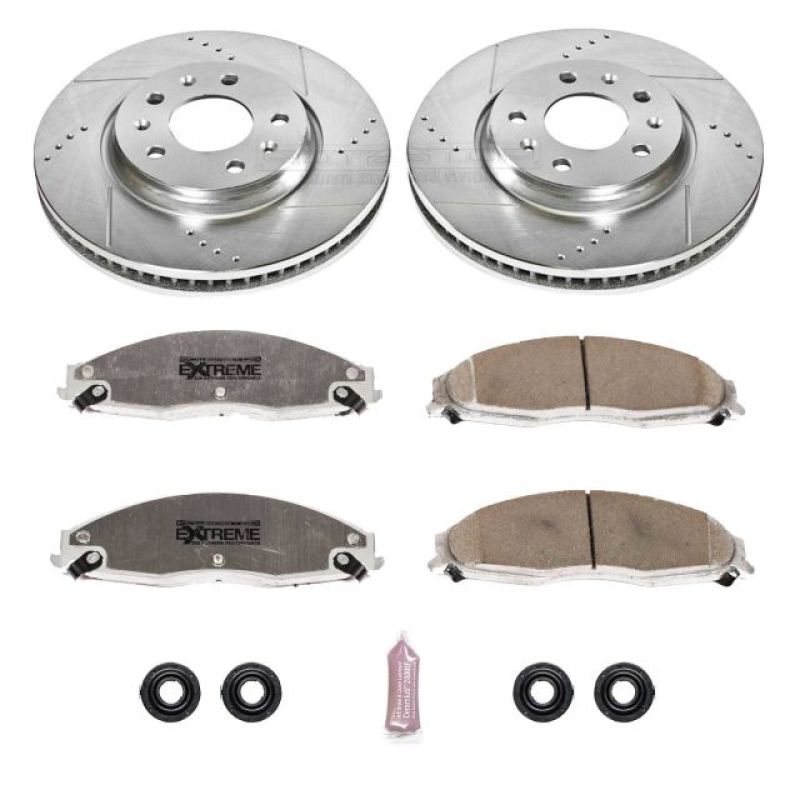 PowerStop K1423-26 03-05 fits Cadillac CTS Front Z26 Street Warrior Brake Kit