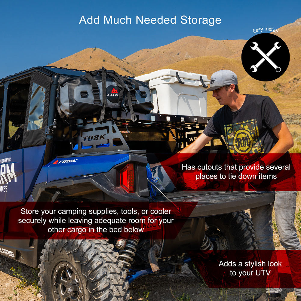 Tusk 1882990014 Cargo Rack Tall Black Powder Coated