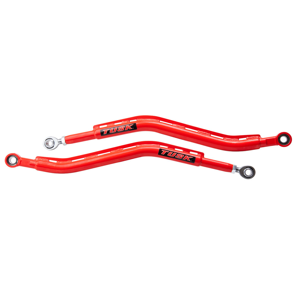 Tusk 1883040014 Mohawk HD High Clearance Lower Radius Rods Red M10 Bolts