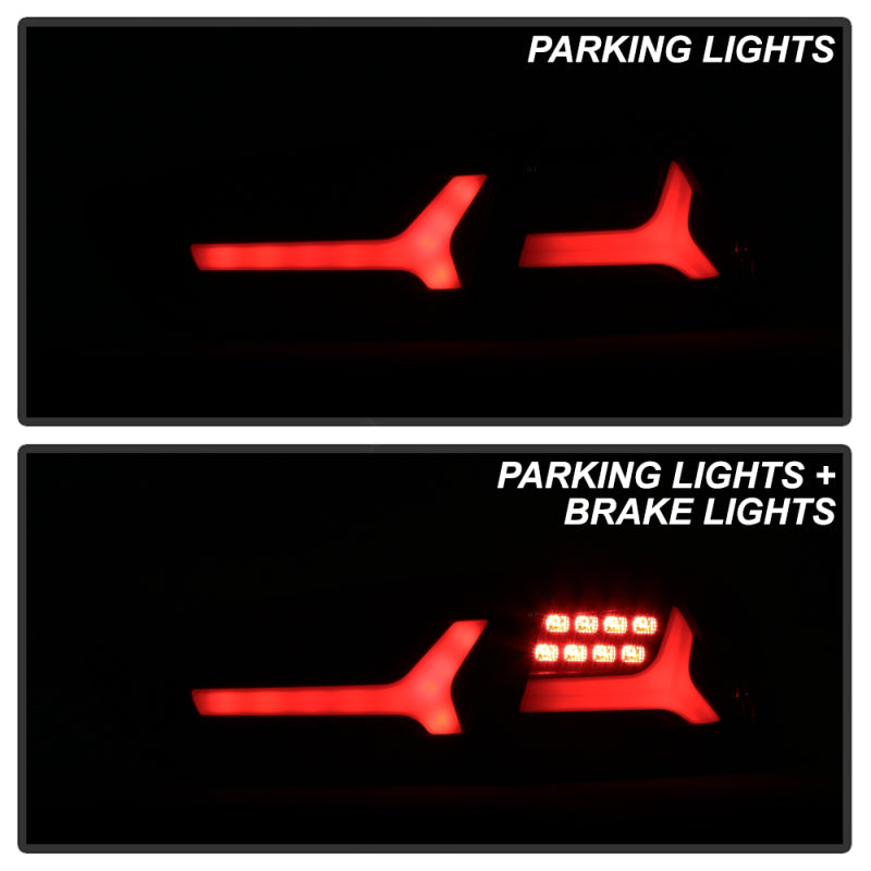 Spyder 5088147 fits Mitsubishi 08-14 Lancer/Evolution X V2 LED Tail Lights - Bl