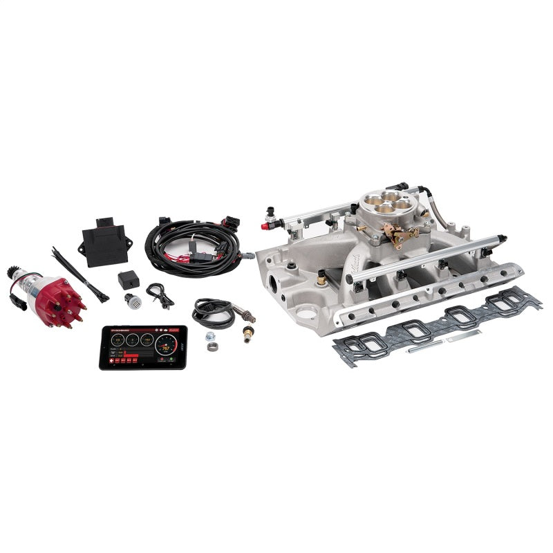 Edelbrock 35960 Pro Flo 4 EFI System Seq Port BB fits Ford 390-428ci 625 Max HP 35lb/hr Satin Finish