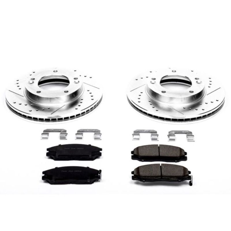 PowerStop K5899 fits Kia 03-06 Sorento Front Z23 Evolution Sport Brake Kit