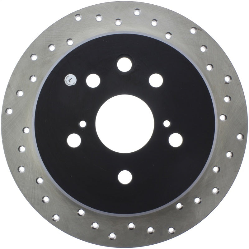 Stoptech 128.44142L Drilled Sport Brake Rotor