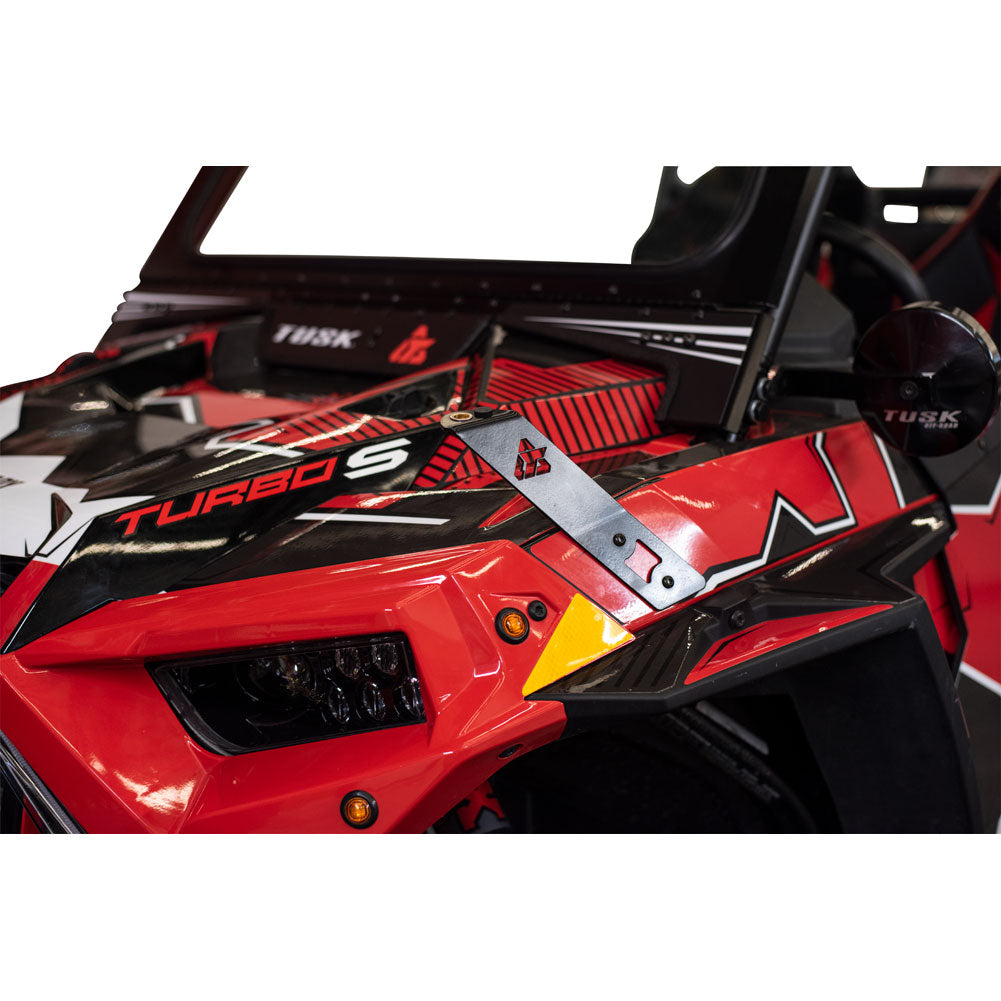 Tusk 1904590021 UTV Folding Glass Windshield with Windshield Wiper