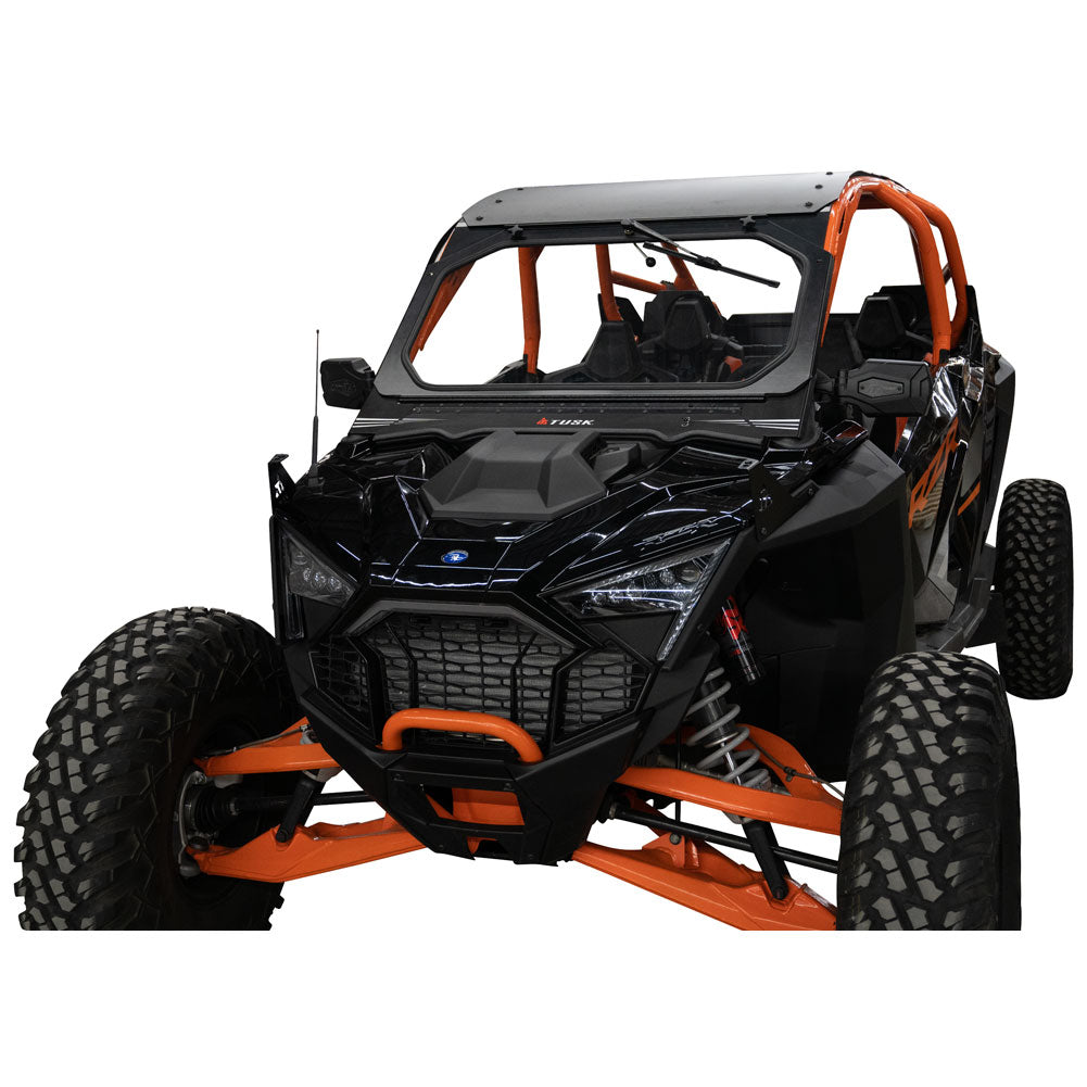 Tusk 1904590033 UTV Folding Glass Windshield with Windshield Wiper