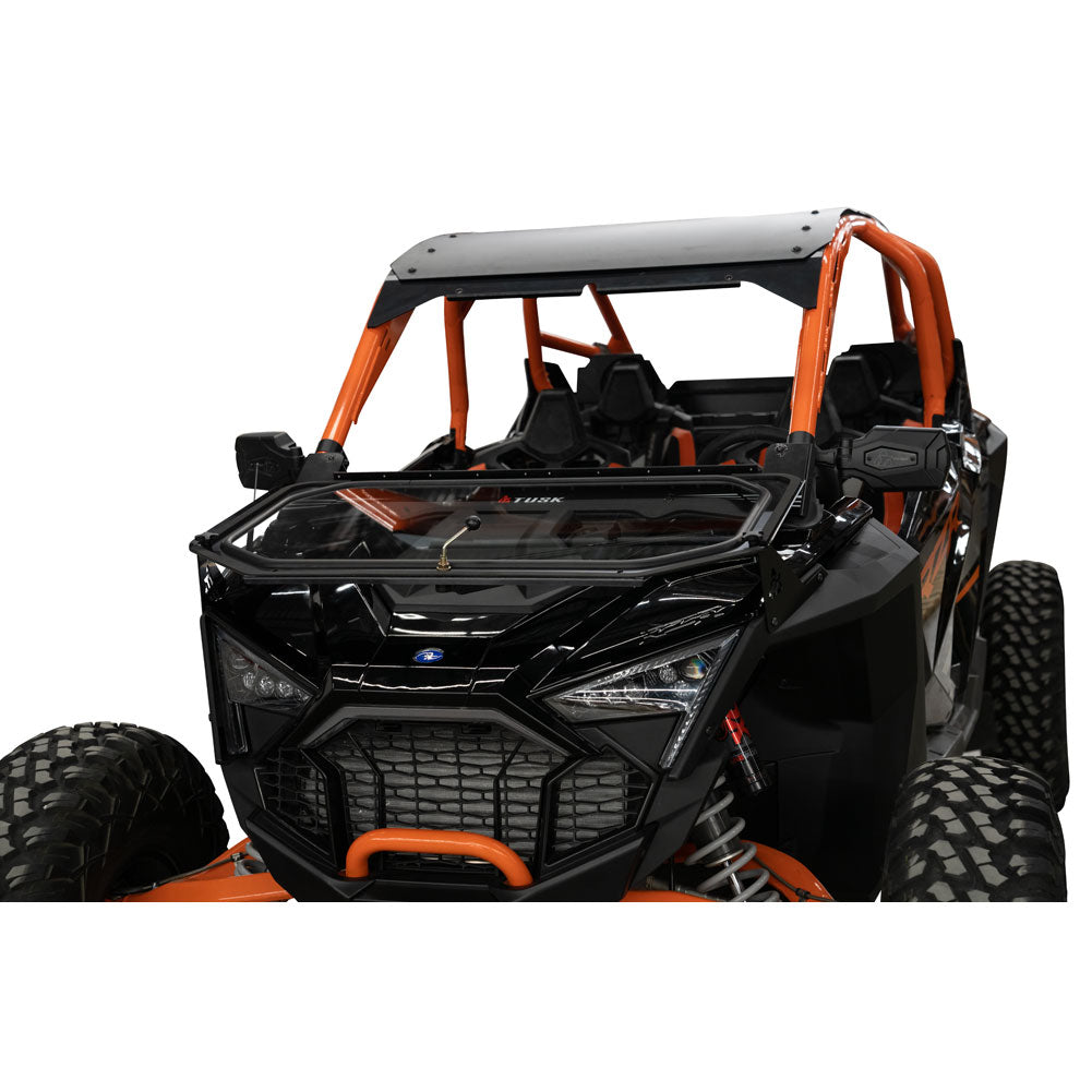Tusk 1904590033 UTV Folding Glass Windshield with Windshield Wiper