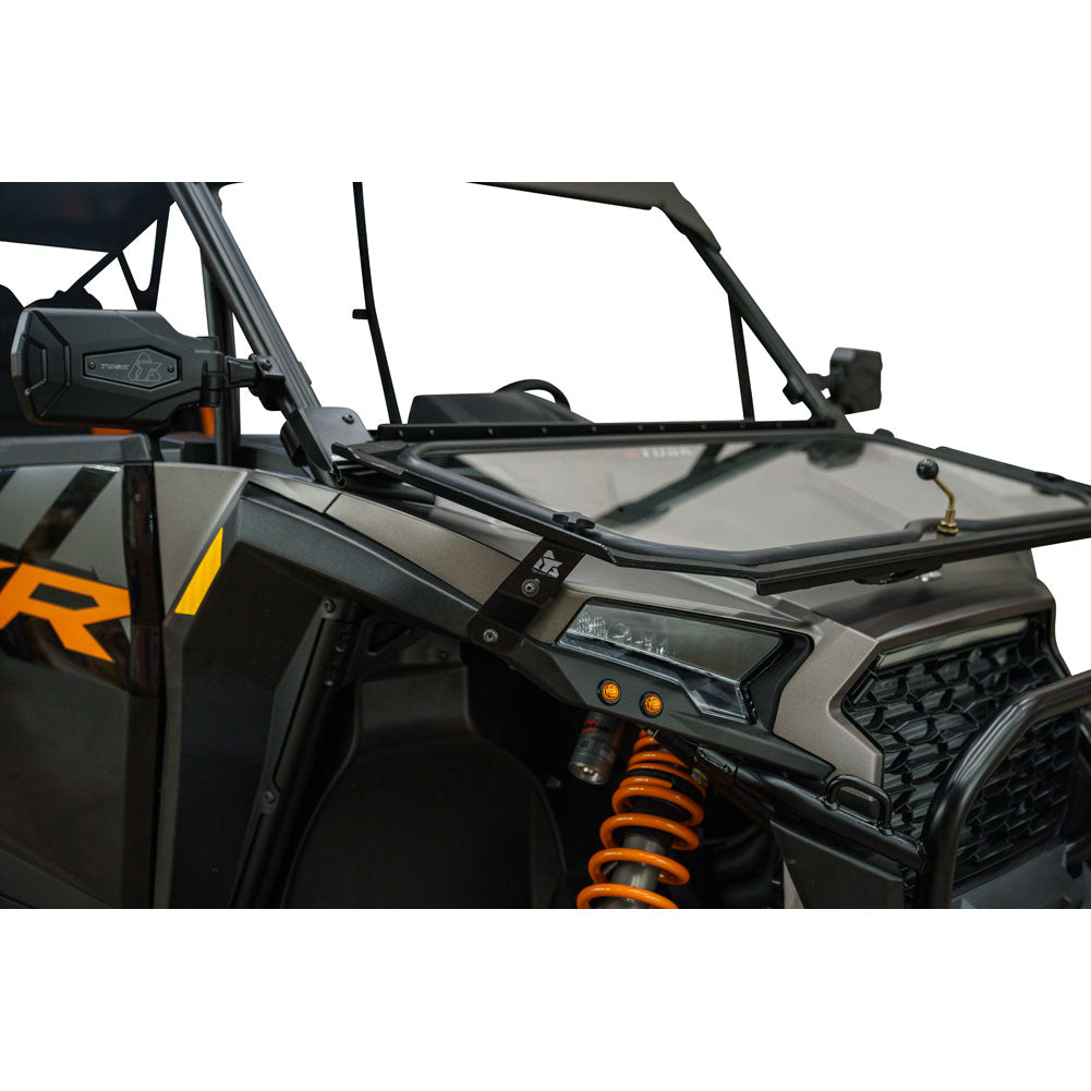 Tusk 1904590034 UTV Folding Glass Windshield with Windshield Wiper