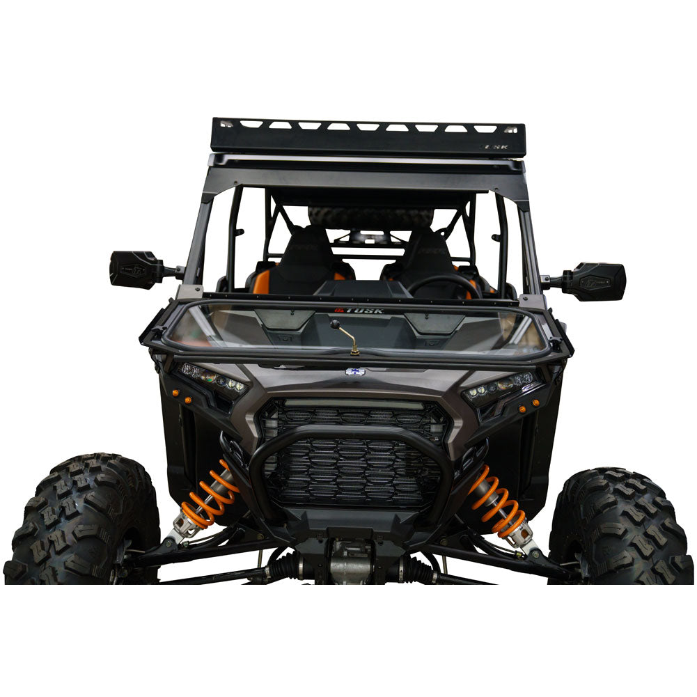 Tusk 1904590034 UTV Folding Glass Windshield with Windshield Wiper