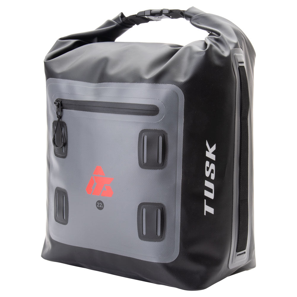 Tusk 1922740001 Dry Duffel Bag Small (22 Liters) Black/Grey