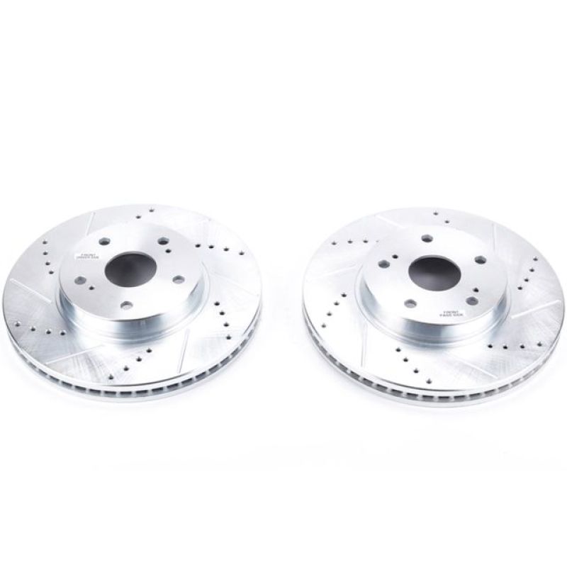 PowerStop fits Subaru 15-18 Legacy Front Evolution Drilled & Slotted Rotors -