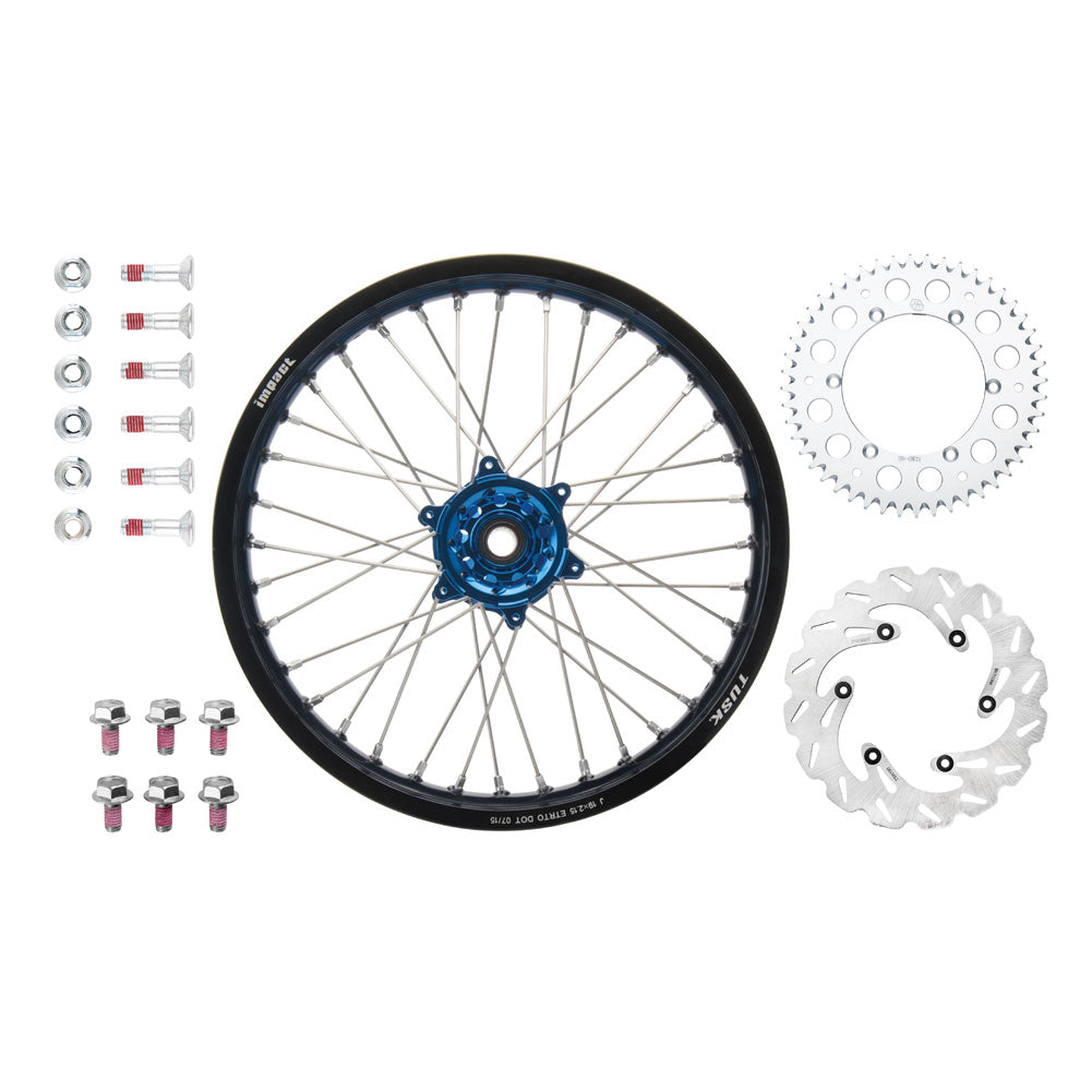 Tusk 1931330023 Impact Complete Rear Wheel Package 19x2.15 Black Rim