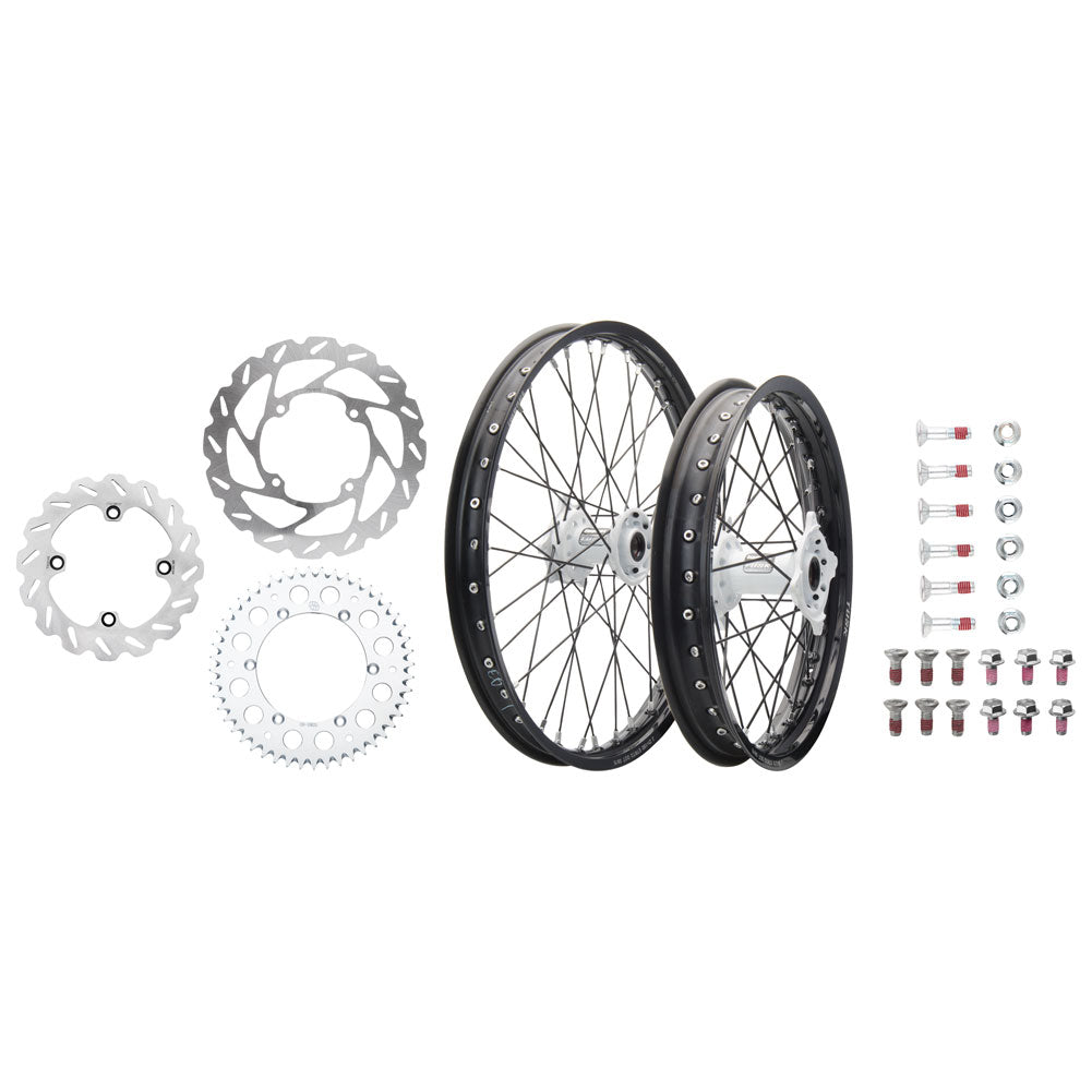 Tusk 1934950071 Impact Complete Front Rear Wheel Package 1.60x21 2.15x19