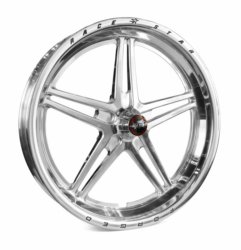 Race Star 63-73500172NP 63 Pro Forged 17x3.5 No Bearing Spindle Mount 1.75in. BS Wheel - Polished