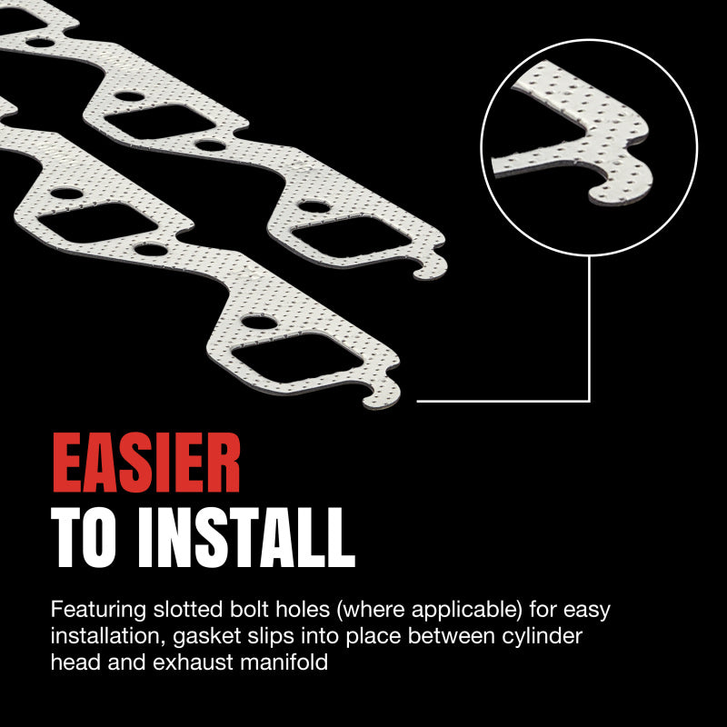 Fel-Pro MS91840 MS 91840 Exhaust Manifold Gasket Set