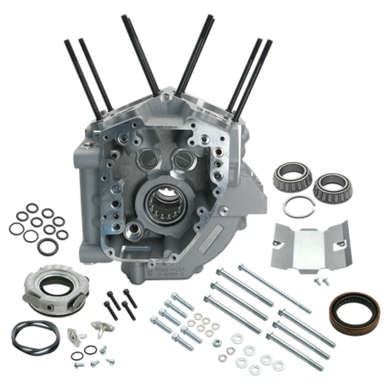 S&S 106-4043A Cycle 99-06 BT 4-18in Bore Crankcase - Silver