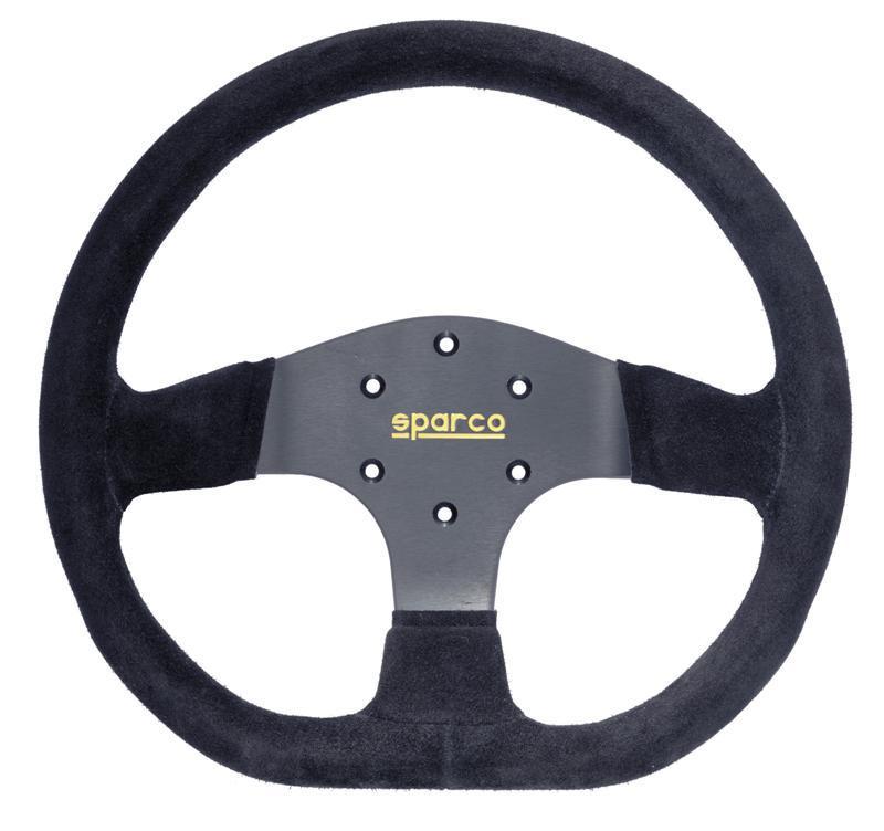 SPARCO 015R353PSN Sparco Steering Wheel 353 Suede Black (NO HORN INCLUDED)