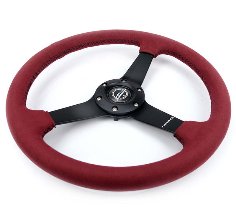 NRG RST-037MB-BUA RST-037MB-BUA Sport Wheel 3 Solid Spokes - 1.5in Deep -