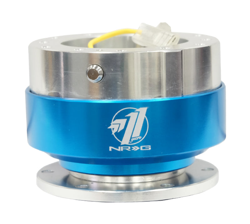 NRG SRK-100BL Quick Release - Black Body/ Blue Chrome Ring