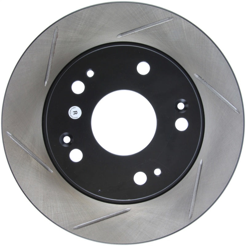 Stoptech 126.40055SR Power Slot 04-08 fits Acura TSX / 03-07 Honda Accord V6 Coupe Slotted Rear Right Rotor