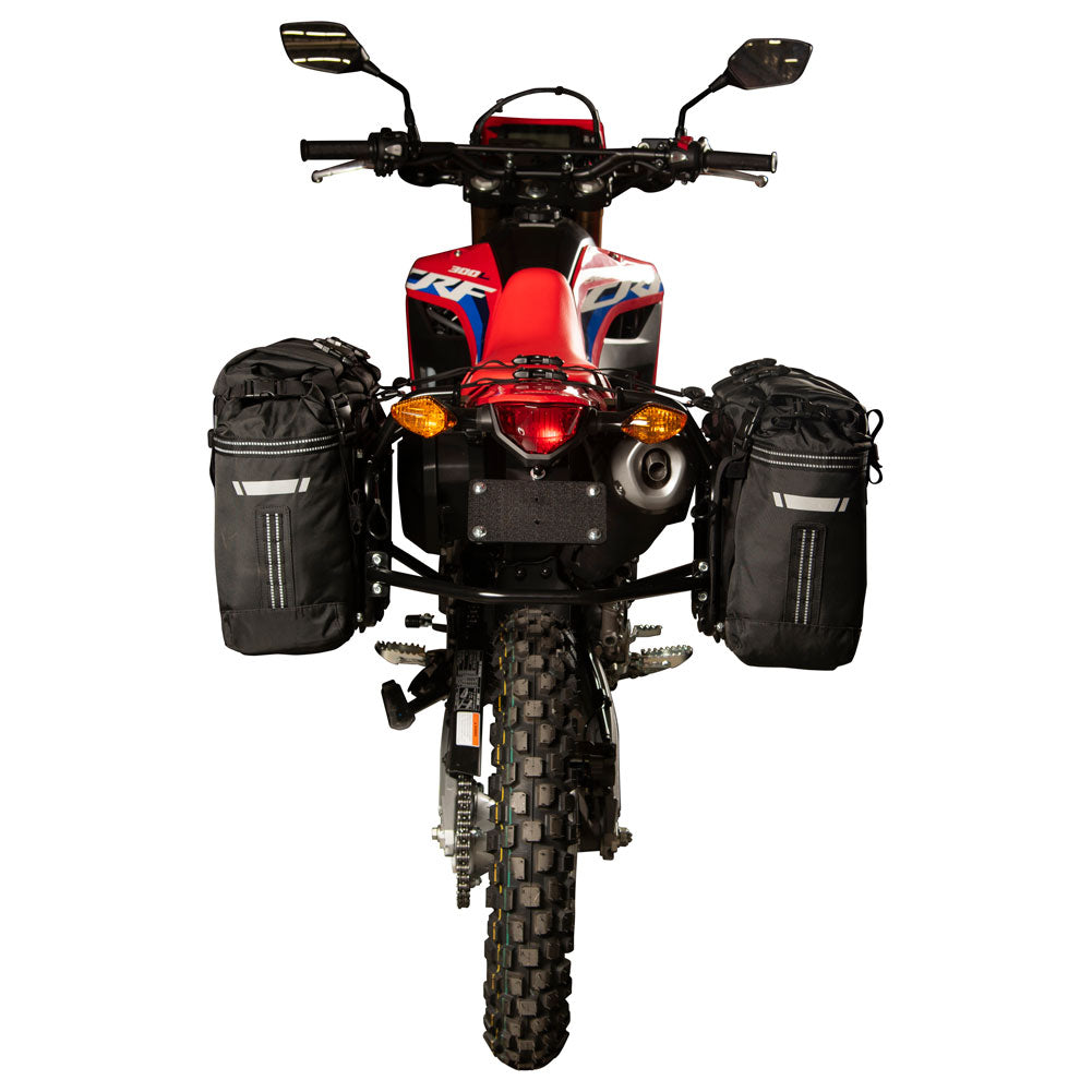 Tusk 1999660024 Pannier Racks With Olympus Pannier Bags Black/Grey