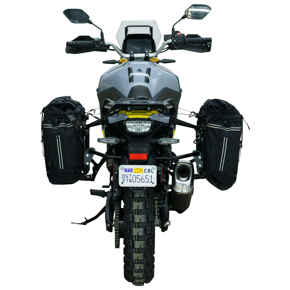 Tusk 1999660051 Pannier Racks With Olympus Pannier Bags Black/Grey
