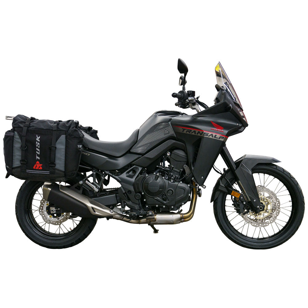 Tusk 1999660054 Pannier Racks With Olympus Pannier Bags Black/Grey